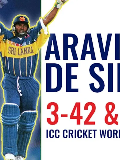 He bowled, he batted, he conquered! | Aravinda de Silva | 1996 CWC final