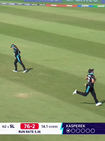 Logo of Harshitha Samarawickrama - Wicket - New Zealand vs Sri Lanka