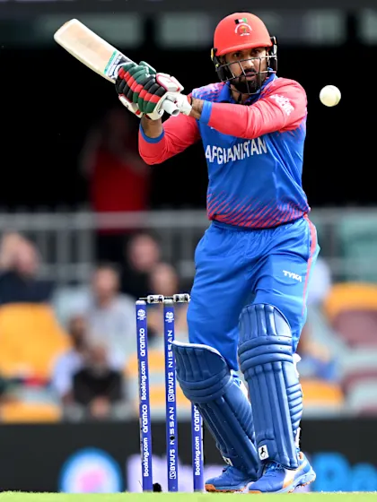 Logo of Wicket - Mohammad Nabi - Afghanistan v Sri-Lanka ICC T20WC 2022