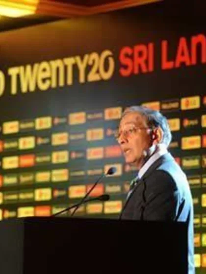 ICC CEO Haroon Lorgat on the ICC World Twenty20 2012 launch in Colombo