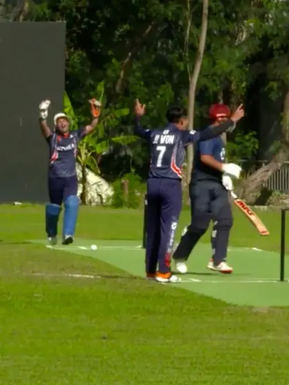 ICC Men’s T20 World Cup EAP B Qualifier: South Korea’s Lim Jeong Wook pulls off two direct-hit run-outs against Japan