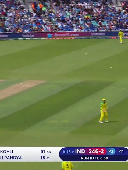 CWC19: IND v AUS - Virat Kohli's 82 batting highlights