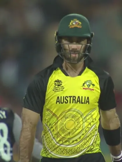 Logo of Wicket - Glenn Maxwell - Australia v New-Zealand ICC T20WC 2022