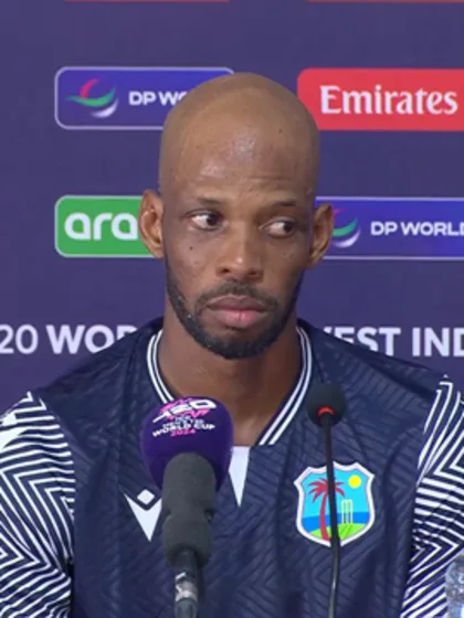 Roston Chase (West Indies player) post-match Press Conference - 2nd June 2024