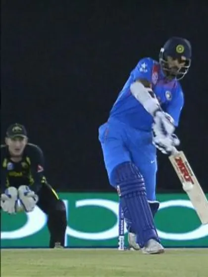 Shikhar smashes one for Six!