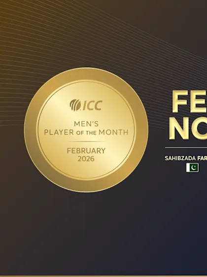 ICC Men’s Player of the Month nominees for February 2026 named