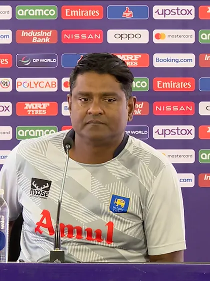 20 October - Lucknow - Sri Lanka Assistant Coach Naveed Nawaz pre-match press conference