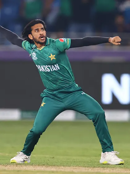Hasan Ali finds a thick outside edge