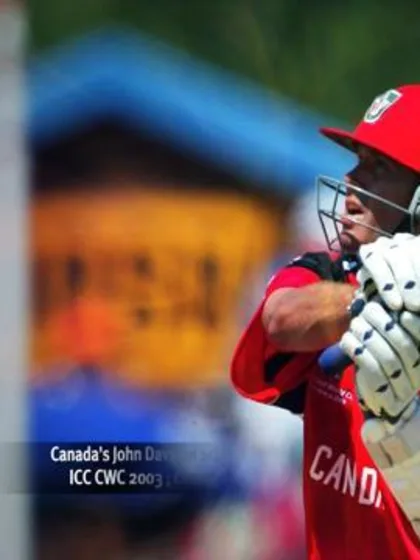 Canada’s John Davison scores 100 from 67 balls, the fastest World Cup century at the time