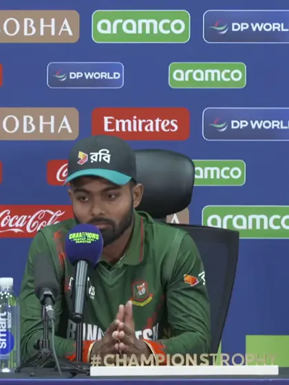 Tawhid Hridoy- Bangladesh post-match press conference, 20 Feb '25