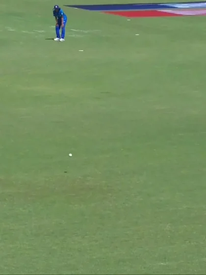 Ayush Mhatre with a Four vs. Afghanistan