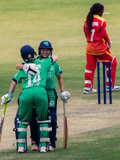 Logo of Record-breaker Amy Hunter shines bright in Ireland's series win over Zimbabwe