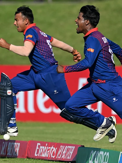 Winning moment | Afghanistan v Nepal | U19 CWC 2024
