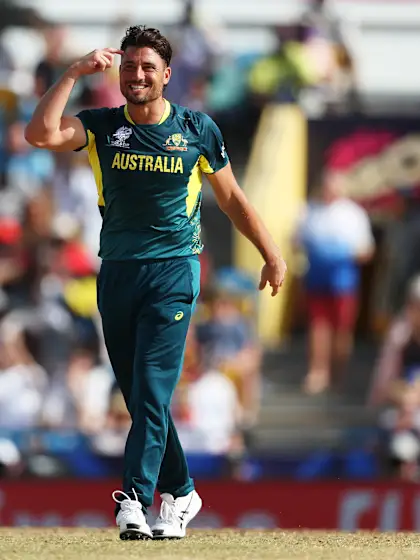 Logo of Starc takes a screamer | AUS v ENG | T20WC 2024