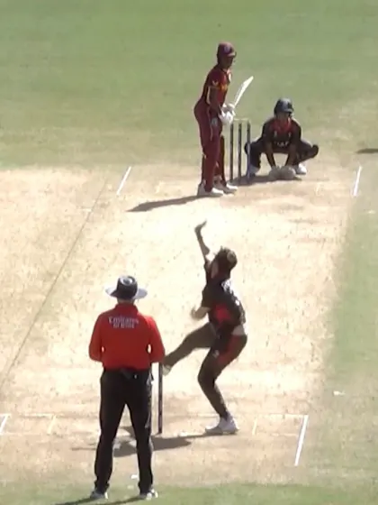 Nathan Edwards' 51-run innings | UAE v WI | ICC U19 Men’s CWC 2022
