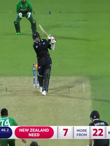 Logo of CWC19: BAN v NZ - Henry dismissed leaving two more wickets for Bangladesh to take