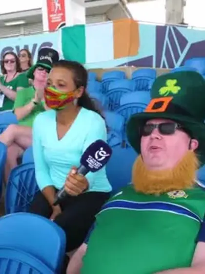 Ireland fans drum up the atmosphere | 2022 ICC Men's U19 CWC
