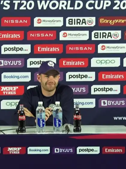 26 October - Abu Dhabi - Scotland player Matthew Cross pre-match press conference