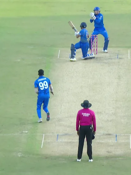 Muhammad Arfan - Wicket - Italy vs United Arab Emirates