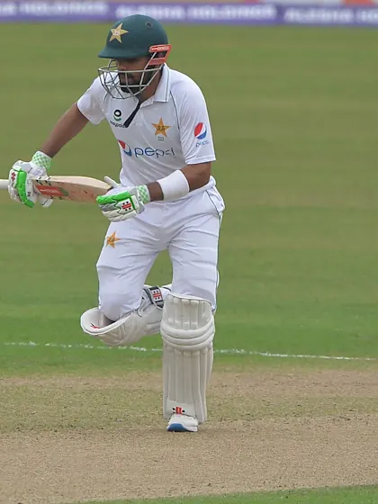 Azam half-century puts Pakistan in front after see-saw day
