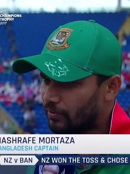 #CT17 NZ v Ban: Toss report