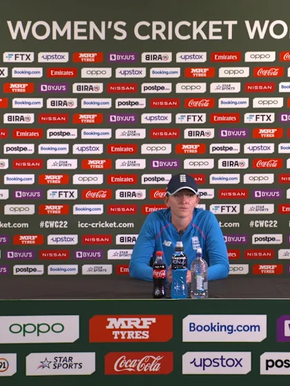 13 March - Tauranga - England player Kate Cross pre-match press conference