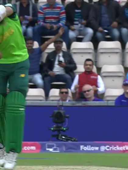 CWC19: SA v IND - Amla caught at second slip