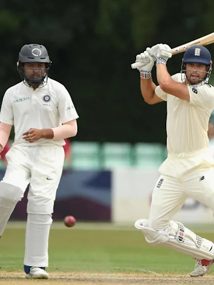Alastair Cook warms up for India Test challenge with century