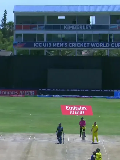 Dinura Kalupahana with a Six vs. Australia