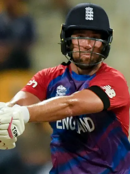 Malan hits first maximum of the match
