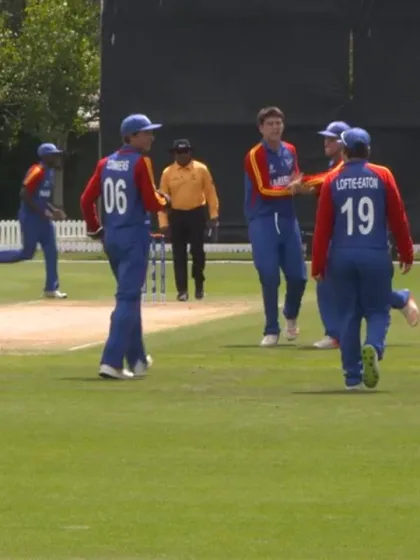 Zimbabwe U19's lose Dion Myers LBW