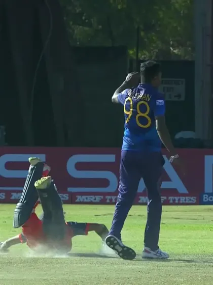 Logo of Shariz Ahmad - Wicket - Sri Lanka vs Netherlands