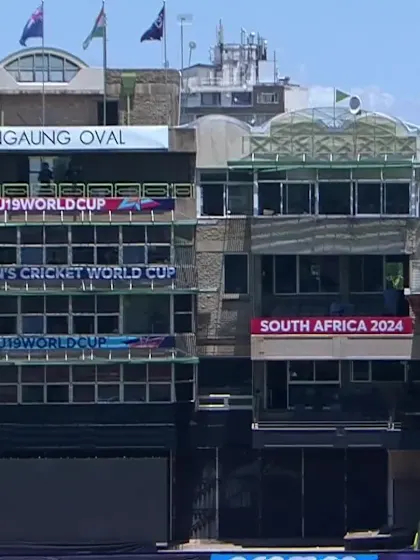 Logo of Aravelly Rao with a Six vs. New Zealand