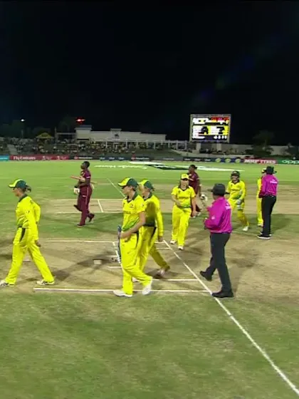WI v AUS: The winning moment
