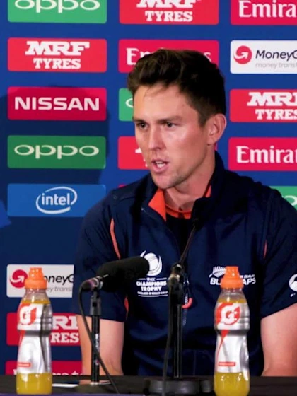 #CT17 NZ v BAN - Trent Boult pre-match press conference