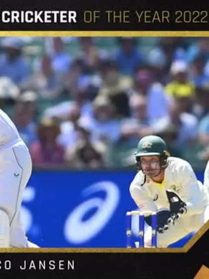 Logo of Marco Jansen accepts ICC Emerging Men's Cricketer of the Year 2022 award