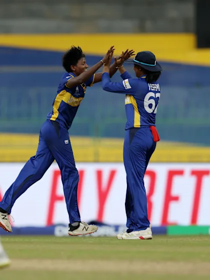 Sharp catch by Kavisha to dismiss Dunkley | CWC25