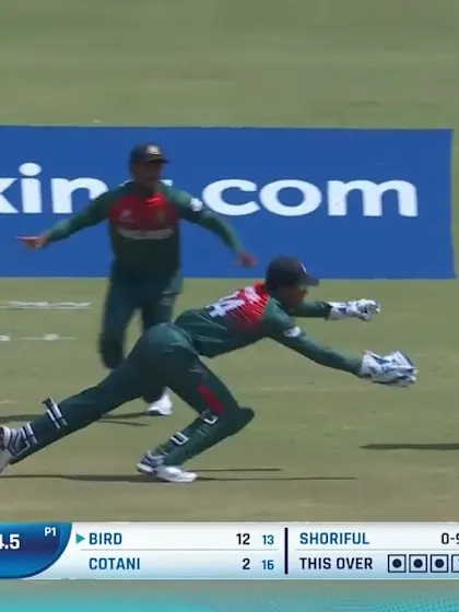 ICC U19 CWC: SA v BAN – Bird is reprieved by Bangladesh 'keeper