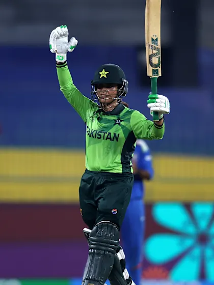 Sidra Amin's defiant knock against India | Player Highlights | CWC25