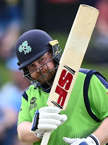 Logo of Paul Stirling with a 50 that propels Ireland toward the Super 12 | T20WC 2022