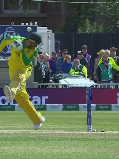CWC19: AUS v WI - Usman Khawaja takes blow to the helmet