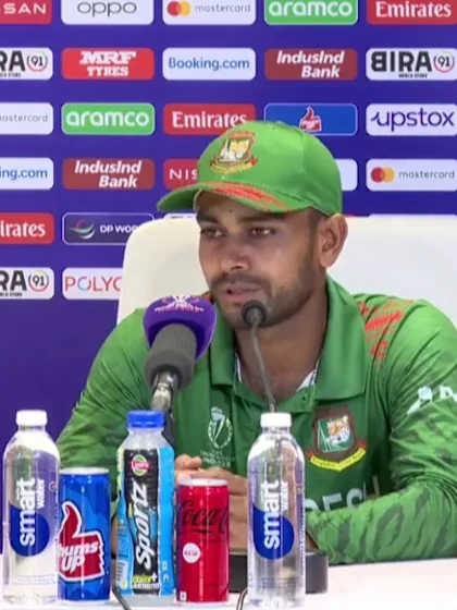 Mehidy Hasan Miraz (Bangladesh player) post-match Press Conference - 7th October 2023