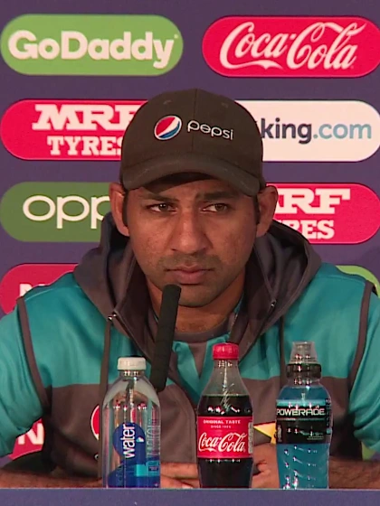 4 July - Lord's - Pakistan Captain Sarfaraz Ahmed pre-match press conference