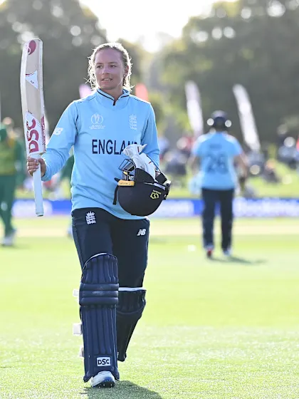 Logo of WICKET: Wyatt finally goes for 129