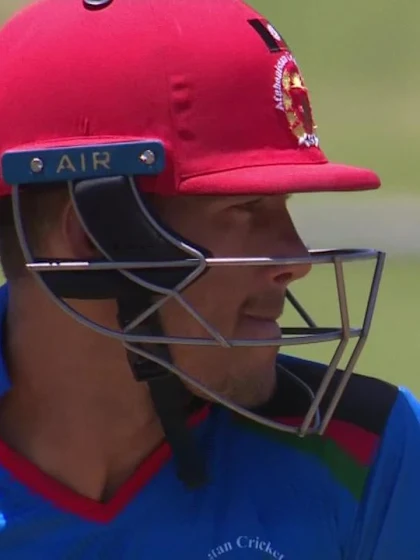 ICC U19 CWC: AFG v PAK – Abdul Rahman slaps a big six over deep mid-wicket