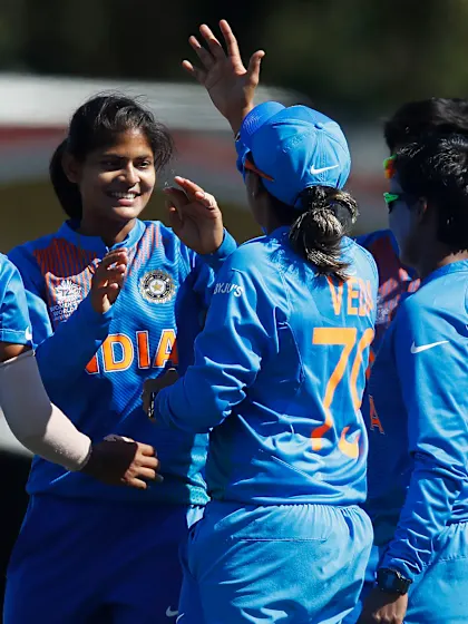 Radha four-for, Shafali blitz keep India unbeaten