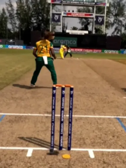 Amazing footage of umpire's view of excellent catch | U19WC 2025