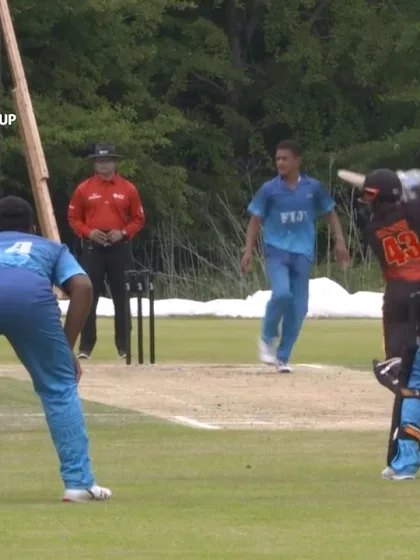 U19 CWC EAP Qualifier - PNG's Herea Kilapat brings up 50