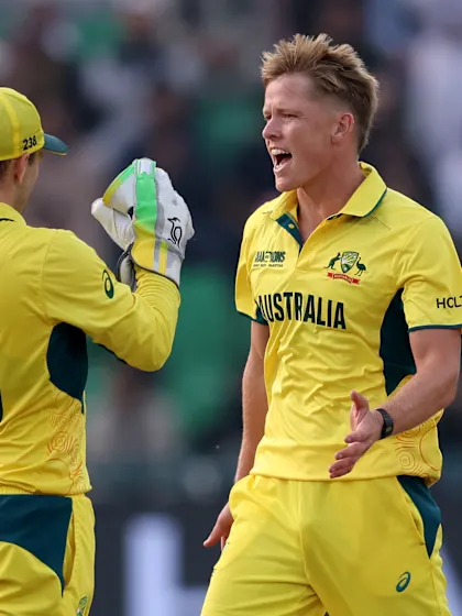 Ellis finally gets Gulbadin after dropped catch | AFG v AUS | Champions Trophy 2025