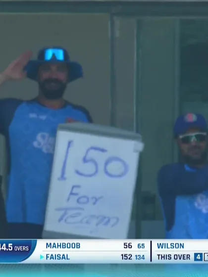 Faisal Khan with a Spectacular Four vs. Ireland